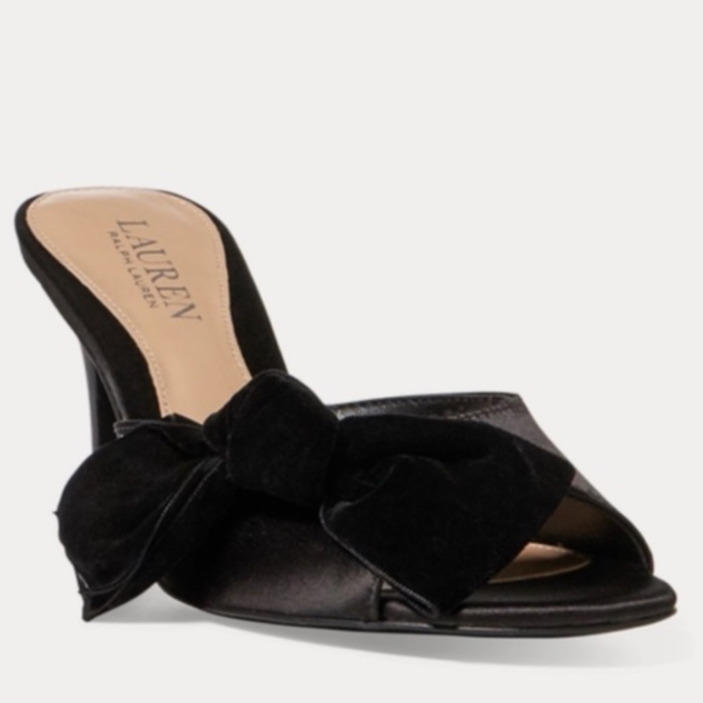 Lauren Ralph Lauren Genevie Black Slip on flats